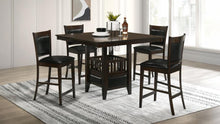 Jaden 5 Piece Square Counter Height Dining Set – Espresso