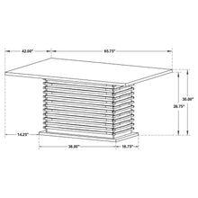 Stanton 7 Piece Rectangular Dining Table Set – Grey