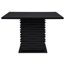 Stanton 7 Piece Square Counter Height Dining Table Set – Black