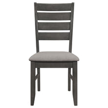 Dalila 6 Piece Rectangular Dining Table Set – Dark Grey