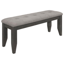 Dalila 6 Piece Rectangular Dining Table Set – Dark Grey