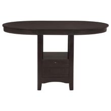 Lavon 5 Piece Oval Counter Height Extension Dining Set – Espresso