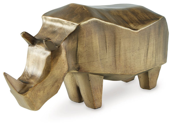 Gentwell Sculpture Antique Gold Finish