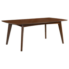 Malone 7 Piece Rectangular Dining Table Set – Dark Walnut