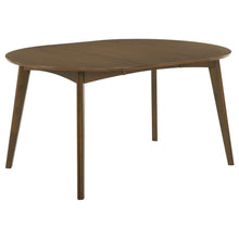 Jedda 5 Piece Oval Dining Table Set – Dark Walnut