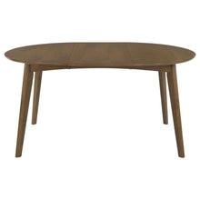 Jedda 5 Piece Oval Dining Table Set – Dark Walnut
