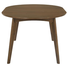 Jedda 5 Piece Oval Dining Table Set – Dark Walnut
