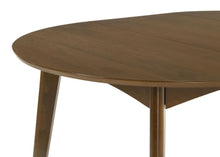 Jedda 5 Piece Oval Dining Table Set – Dark Walnut