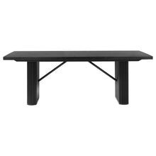 Catherine 7 Piece Rectangular Dining Table Set – Black