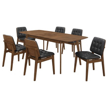 Redbridge Rectangular 7 Piece Dining Set – Natural Walnut