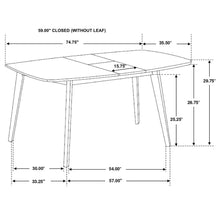 Redbridge Rectangular 7 Piece Dining Set – Natural Walnut
