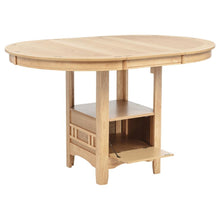 Lavon 5 Piece Oval Counter Height Extension Dining Set – Light Oak