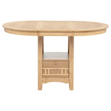 Lavon 5 Piece Oval Counter Height Extension Dining Set – Light Oak