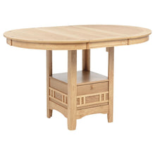 Lavon 5 Piece Oval Counter Height Extension Dining Set – Light Oak