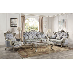 Miliani - Loveseat With 3 Pillows - Antique Bronze