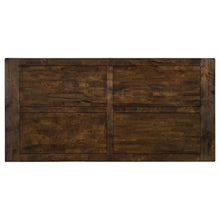 Coleman 7 Piece Rectangular Dining Set – Rustic Golden Brown