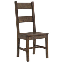 Coleman 7 Piece Rectangular Dining Set – Rustic Golden Brown
