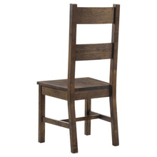 Coleman 7 Piece Rectangular Dining Set – Rustic Golden Brown