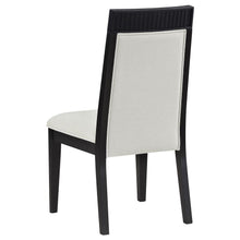 Brookmead 7 Piece Extension Leaf Dining Table Set – Black / Ivory