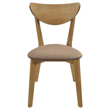 Elowen 5 Piece Round Solid Wood Dining Set – Light Walnut