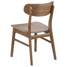 Dortch 7 Piece Oval Dining Set with Upholstered Chairs – Walnut