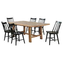 Middleton 7 Piece Extension Leaf Dining Set – Natural