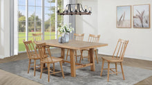 Middleton 7 Piece Extension Leaf Dining Set – Natural