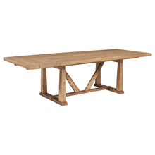 Middleton 7 Piece Extension Leaf Dining Set Brown – Natural