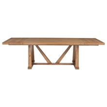 Middleton 7 Piece Extension Leaf Dining Set Brown – Natural