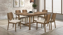 Crestmore 7 Piece Rectangular Dining Table Set – Walnut
