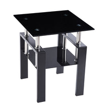 Tempered Glass Table With Storage
