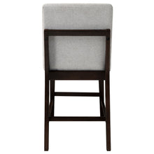 Edwyn - Counter Height Chair (Set of 2) - Gray Linen & Espresso Finish