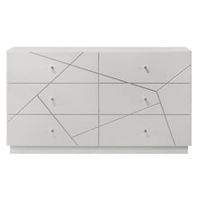 Esther - Dresser - White / Silver