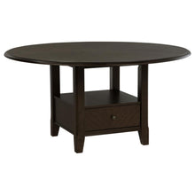 Twyla 5 Piece 60-inch Round Wood Dining Table Set – Dark Cocoa