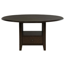 Twyla 5 Piece 60-inch Round Wood Dining Table Set – Dark Cocoa