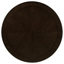 Twyla 5 Piece 60-inch Round Wood Dining Table Set – Dark Cocoa