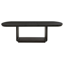 Leandro 7 Piece Rectangular Dining Table Set – Burnished Black / Cream