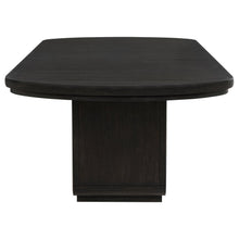 Leandro 7 Piece Rectangular Dining Table Set – Burnished Black / Cream