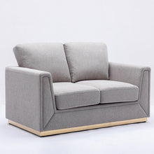 Valin - Loveseat - Gray Linen