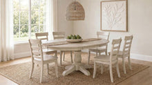 Orrison 7 Piece Oval 62-inch Extension Leaf Dining Set – Linen