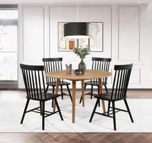Andrews 5 Piece Round Dining Table Set – Light Ash