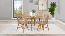 Andrews 5 Piece Round Dining Table Set – Light Ash