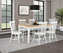 Andrews 7 Piece Rectangular Dining Set – Light Ash
