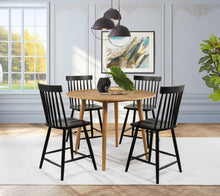 Andrews 5 Piece Round Counter Height Dining Set – Light Ash