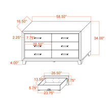 Soluto - Dresser - Black / Gray