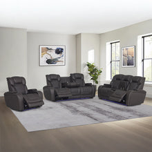 Wendell - Power Motion Recliner With Storage, USB & LED - Dark Gray