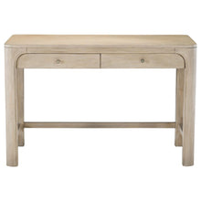 Solano - 2-Drawer Makeup Table Vanity Desk - Weathered Mango