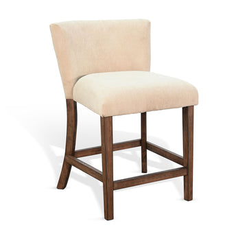 Gibson - Upholstered Counter Stool (Set of 2) - Buckskin