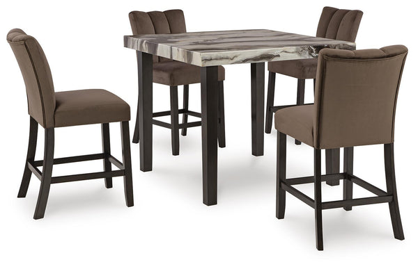 Jeshina Counter Height Dining Table Set