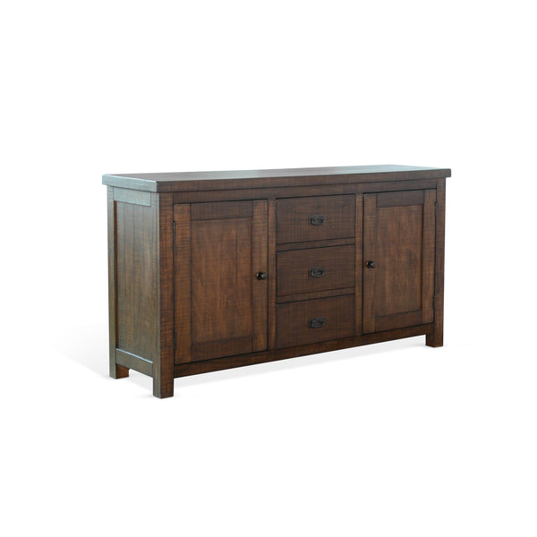 Homestead Dining Wood Buffet Tobacco Leaf